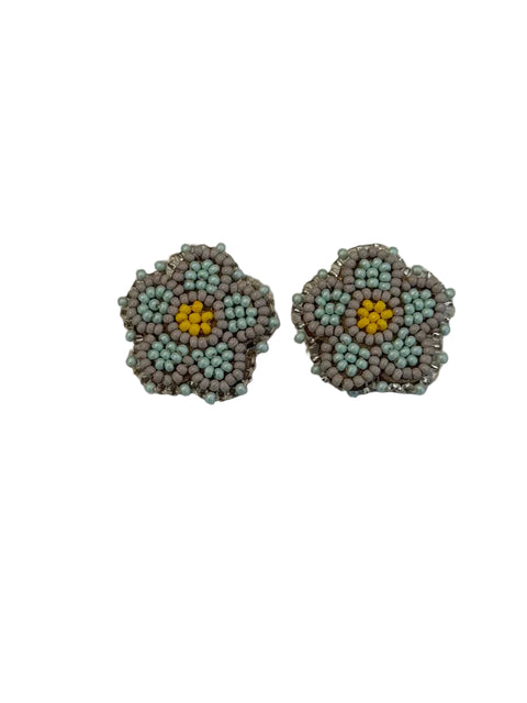Floral Beaded Earrings by Amy