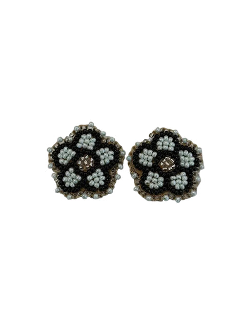 Floral Beaded Earrings by Amy