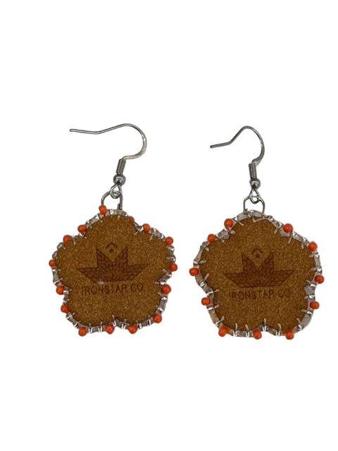 Floral Beaded Earrings by Amy