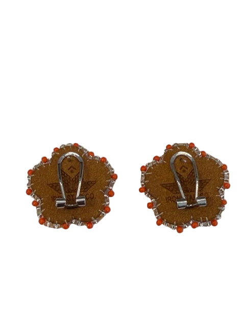 Floral Beaded Earrings by Amy