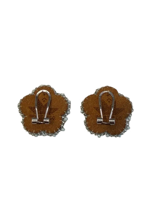 Floral Beaded Earrings by Amy