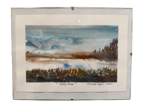 “Misty Blue” – Original Watercolour (10" x 7")