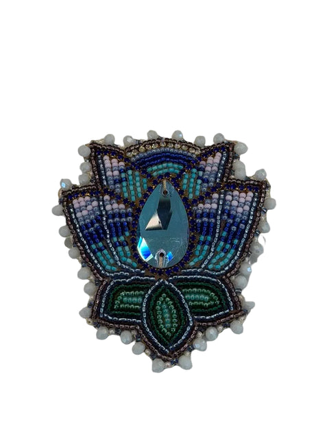 Handcrafted Beaded Hair Barrettes by Amy