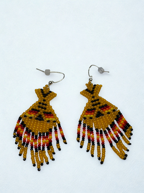 Fringe Miichuuap (Tipi) Earrings – 3”