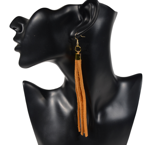 Moosehide Fringe Earrings