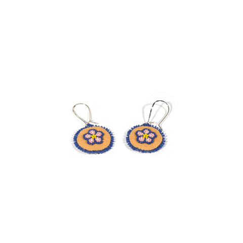 Circular Moosehide Earrings