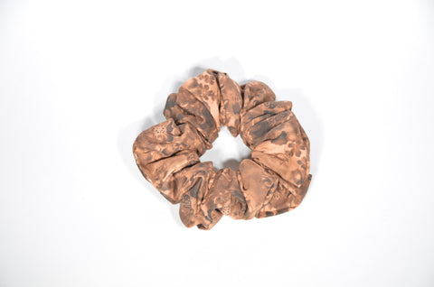 Brown & Light Brown Scrunchie (Large) by Priscilla Gilpin