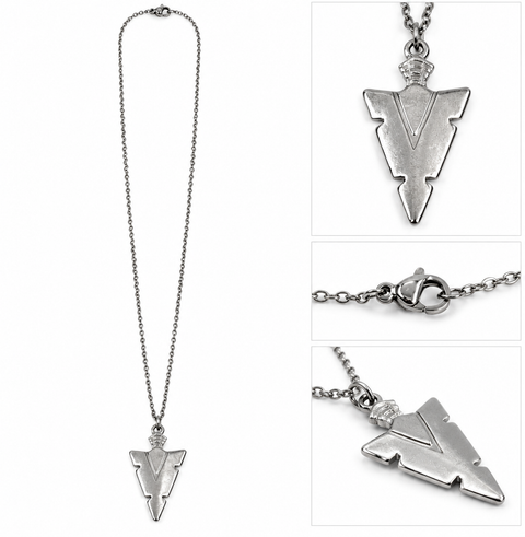 Arrowhead Charm Necklace (Stainless Steel)