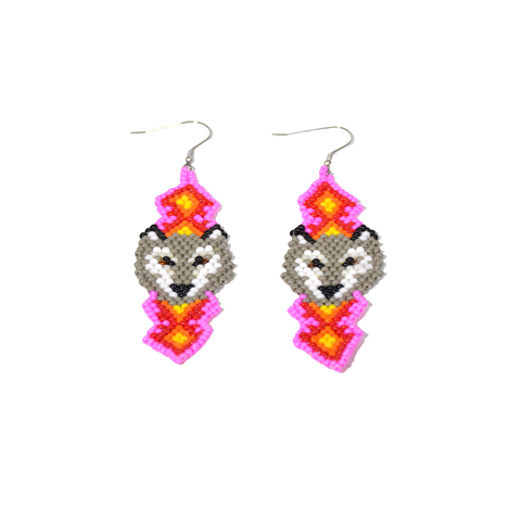 Wolf Earrings