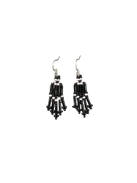 Small Bugle Bead Earrings