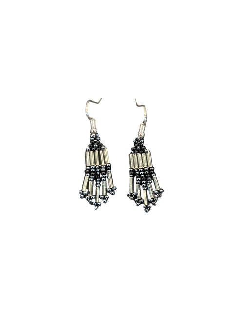 Small Bugle Bead Earrings