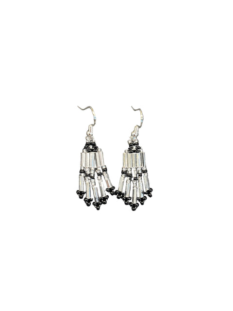 Small Bugle Bead Earrings