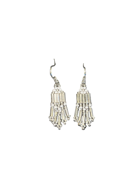 Small Bugle Bead Earrings