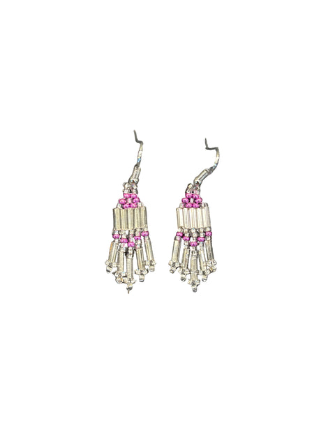 Small Bugle Bead Earrings
