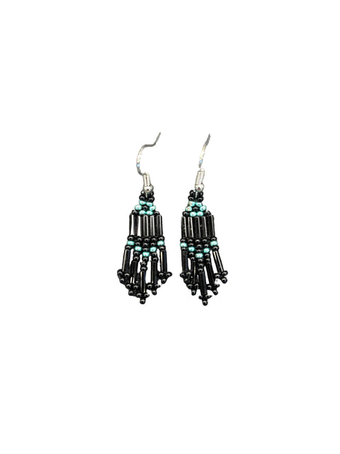 Small Bugle Bead Earrings