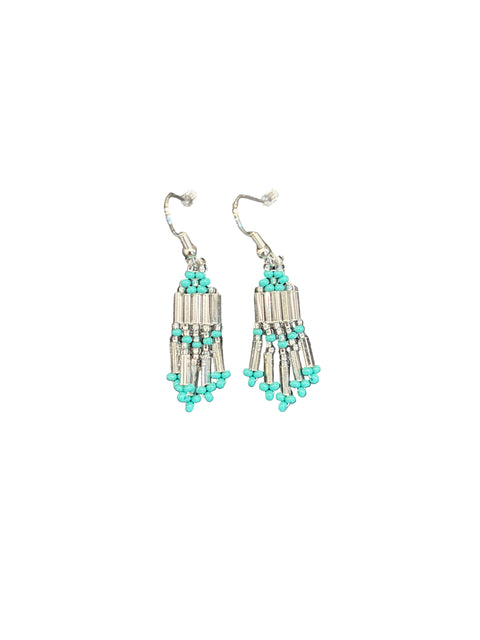 Small Bugle Bead Earrings