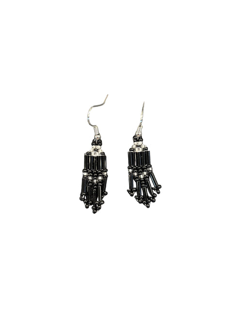 Small Bugle Bead Earrings