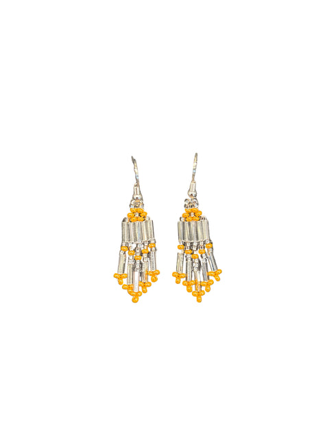 Small Bugle Bead Earrings