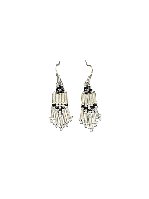 Small Bugle Bead Earrings