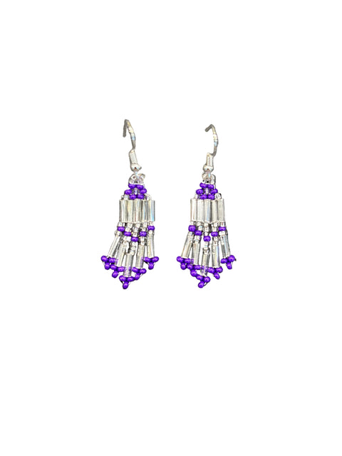Small Bugle Bead Earrings