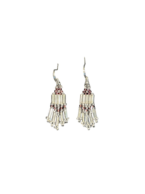 Small Bugle Bead Earrings