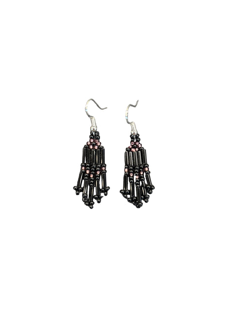 Small Bugle Bead Earrings