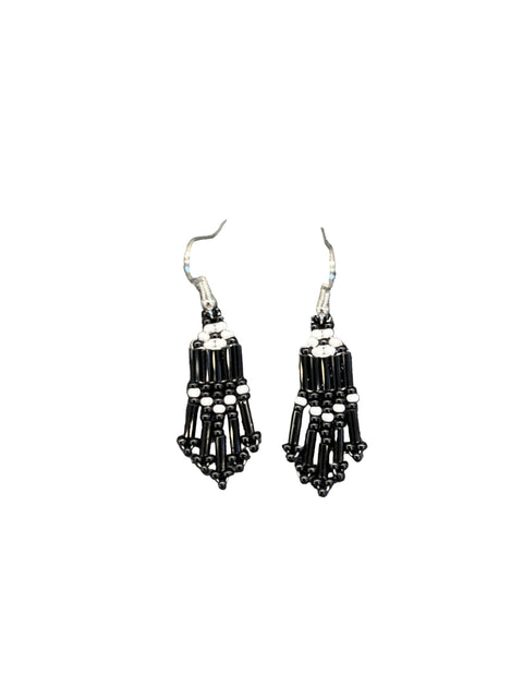 Small Bugle Bead Earrings
