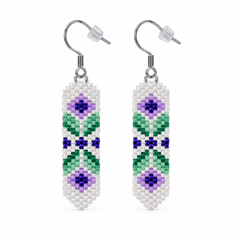 Beaded Earrings by Lilian F. Sam