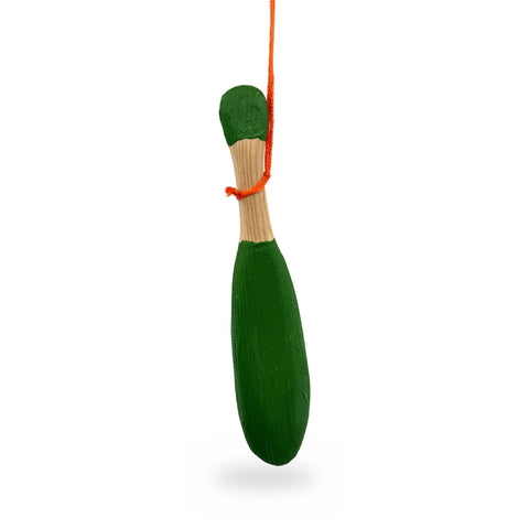 Hand-Carved Mini Paddle Ornament